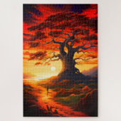 Künstlerisch Sunset Puzzle (Vertikal)
