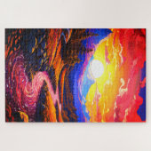 Künstlerisch Sunset Puzzle (Horizontal)