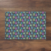 Künstlerisch Türkis Magenta Aquamarine Limone Weih Seidenpapier