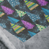 Künstlerisch Türkis Magenta Aquamarine Limone Weih Seidenpapier