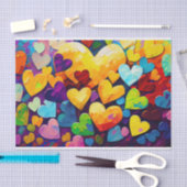 Künstlerisch Valentine Seidenpapier (Handwerk)