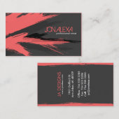 Künstlerisch Visitenkarte (Vorne/Hinten)