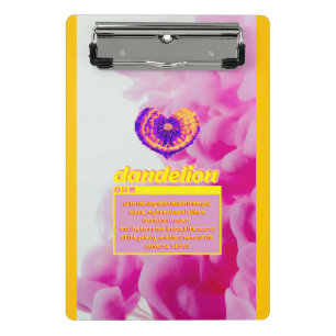 Künstlerisch-weich-feminin-spiritu-Zwischenablage Mini Klemmbrett