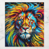 Künstlerisch Weinetikett (Einzelnes Label)