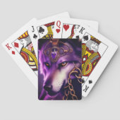 Künstlerisch Wolf Spielkarten (Rückseite)