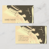 Künstlerische Abdeckung der musikalischen Visitenkarte (Vorne/Hinten)