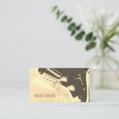 Künstlerische Abdeckung der musikalischen Visitenkarte (Stehend Vorderseite)