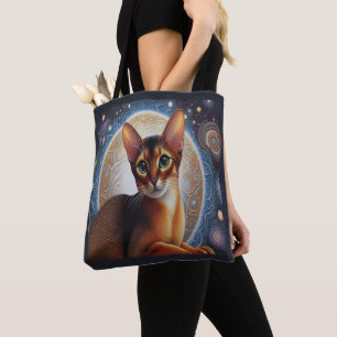 Künstlerische Abessinienkatze, moderne abessinisch Tasche