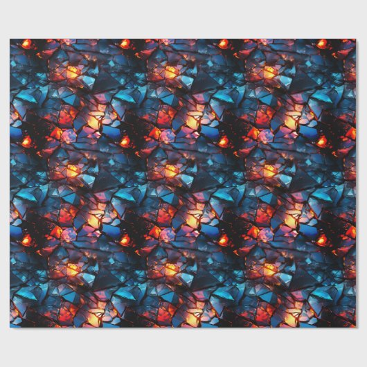 Künstlerische Abschnitte Geschenkpapier (Flach)