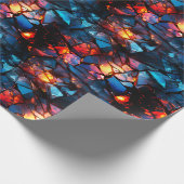 Künstlerische Abschnitte Geschenkpapier (Ecke)