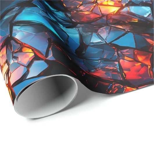 Künstlerische Abschnitte Geschenkpapier (Rolleneckpunkt)