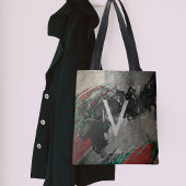 Künstlerische Abstrakt Moderne Glam Imitate Gold G Tasche