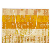 Künstlerische abstrakte Art Große Geschenktüte (Rückseite)