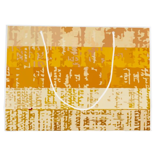 Künstlerische abstrakte Art Große Geschenktüte (Rückseite)