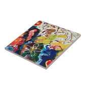 Künstlerische, abstrakte böhmische Kunst Fliese (Seite)