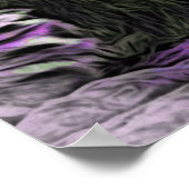 *~* Künstlerische Abstrakte kühne Celestial LION A Poster (Ecke)