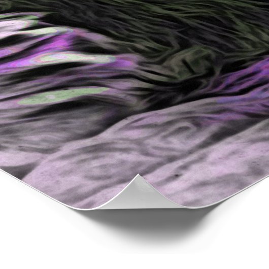 *~* Künstlerische Abstrakte kühne Celestial LION A Poster (Ecke)