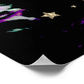 *~* Künstlerische Abstrakte künstlerische Feier LI Poster (Ecke)