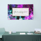 Künstlerische Abstrakte Moderne Schwarze Lila Gefä Banner (Messeveranstaltung)