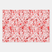 Künstlerische Abstrakte Paint Spritzer Weihnachtsf Geschenkpapier Set (Vorderseite 3)