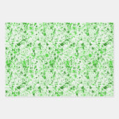 Künstlerische Abstrakte Paint Spritzer Weihnachtsf Geschenkpapier Set (Vorderseite 2)