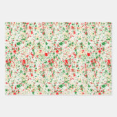Künstlerische Abstrakte Paint Spritzer Weihnachtsf Geschenkpapier Set (Vorderseite)