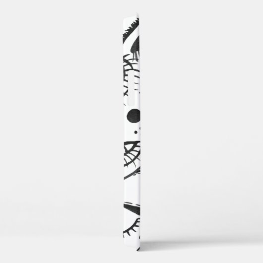 Künstlerische Abstraktion: Gesichter, Lippen, geom Case-Mate iPhone Hülle (Rückseite / Rechts)