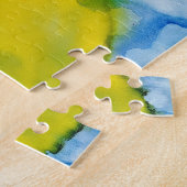 Künstlerische Abstriche in Wasserfarben Puzzle (Seite)