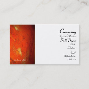 Künstlerische Adobe-Visitenkarten Visitenkarte