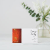 Künstlerische Adobe-Visitenkarten Visitenkarte (Stehend Vorderseite)