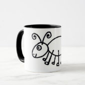 künstlerische Ameisen-Tasse Tasse (Vorderseite Links)