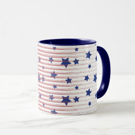Künstlerische amerikanische Flaggenkunst US Flagge Tasse