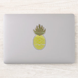 Künstlerische Ananas Aufkleber