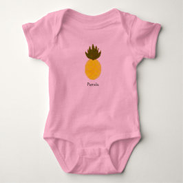 Künstlerische Ananas Baby Strampler