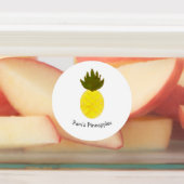 Künstlerische Ananas Etiketten (Befestigt)