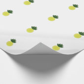 Künstlerische Ananas Geschenkpapier (Ecke)