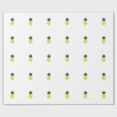 Künstlerische Ananas Geschenkpapier (Flach)