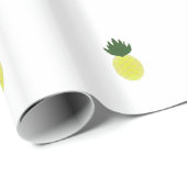 Künstlerische Ananas Geschenkpapier (Rolleneckpunkt)