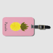 Künstlerische Ananas im Sommer Gepäckanhänger (Vorderseite (Horizontal))