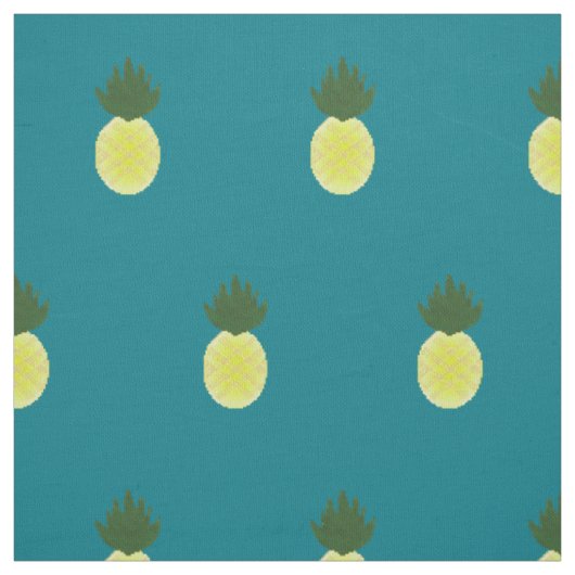 Künstlerische Ananas im Sommer Stoff (Muster)