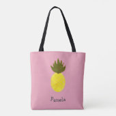 Künstlerische Ananas im Sommer Tasche (Rückseite)