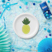 Künstlerische Ananas Pappteller (Party)