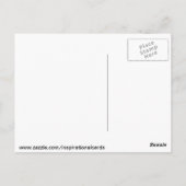 Künstlerische Anführungszeichen Postkarte (Rückseite)