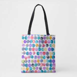 Künstlerische Aquarell-Tasche – Moderne Abstraktio Tasche