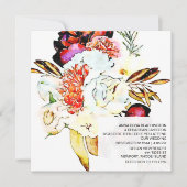 *~* Künstlerische AR15 QR UAWG Burgund Bläserei Einladung (Vorderseite)