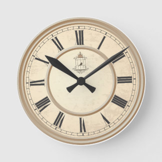Künstlerische arbeitende Biber-Wanduhr - Lustiger Runde Wanduhr