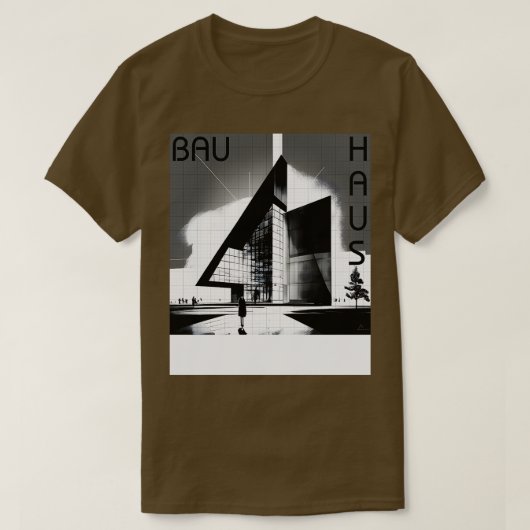 Künstlerische Architektur 04 BW T-Shirt (Design vorne)