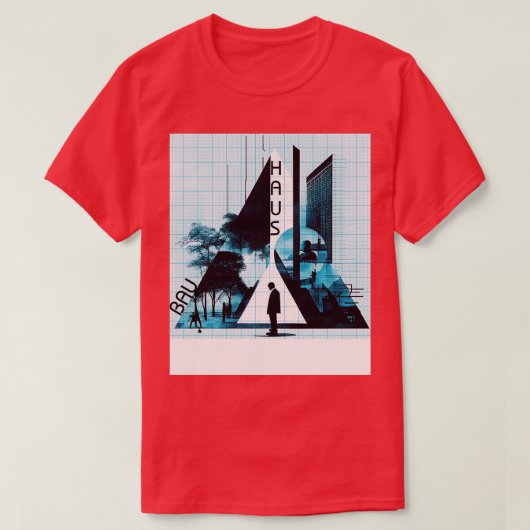Künstlerische Architektur 06 BlW T-Shirt (Design vorne)