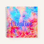 Künstlerische ästhetische Niedliche Moderne Skizze Notizblock (Vorderseite)