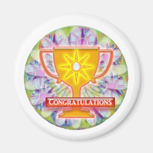 Künstlerische Auszeichnung: Textbezeichnungen Magnet